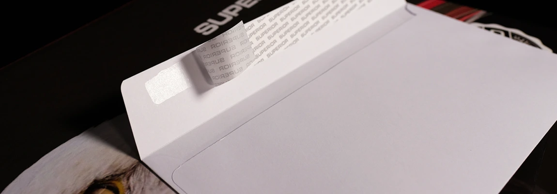 Custom Printed Envelopes PEEL & SEAL flap