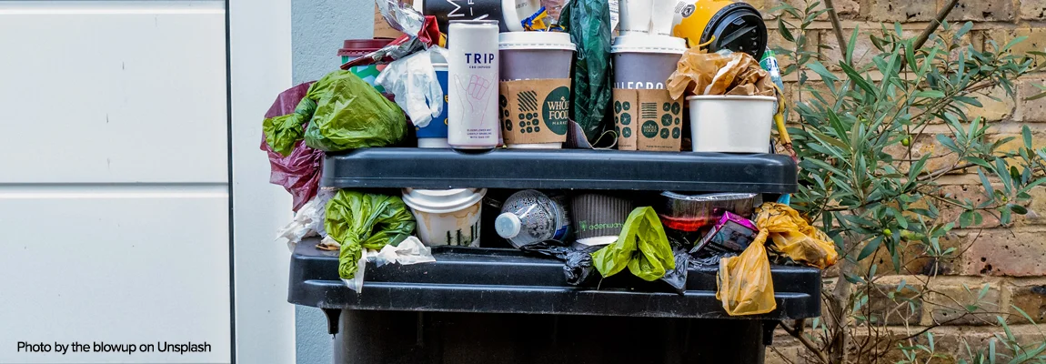 Small items may go overlooked and put into recycling without realising it