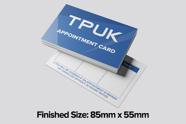 Appointment Cards - Artwork Design Setup Templates for Adobe CC
