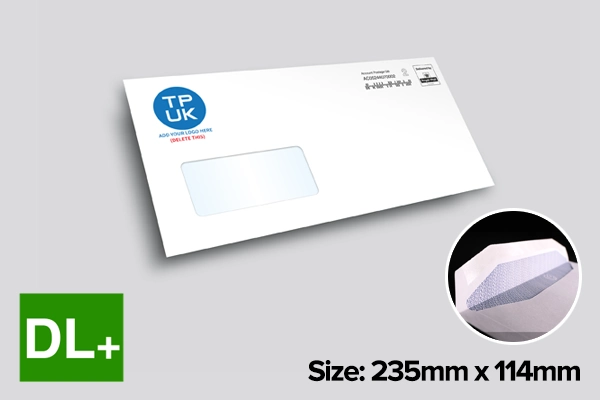 DL+ WINDOW Gummed Machinable Artwork Setup Templates