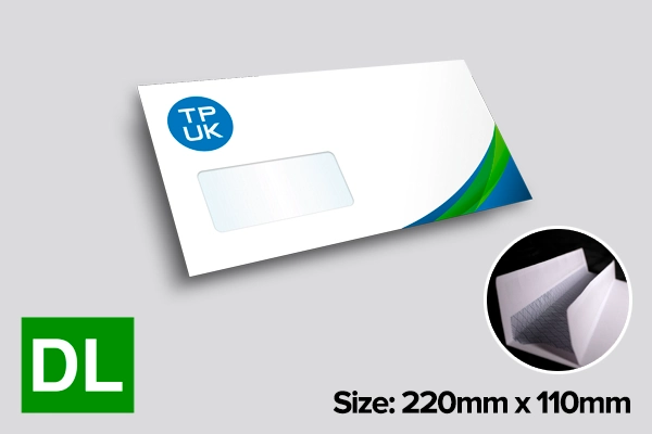 DL WINDOW 100gsm Self-Seal Artwork Setup Templates