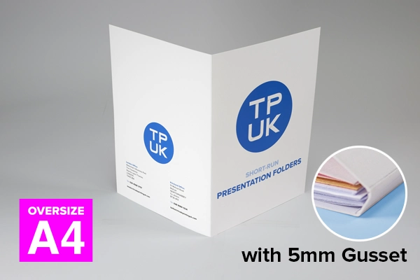 Oversize A4 Folder (5mm Gusset) Artwork Setup Templates