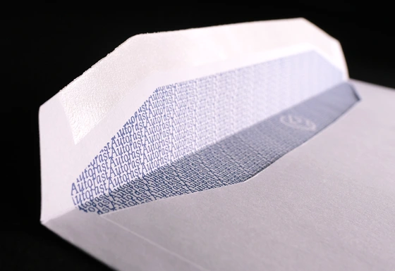 90gsm Gummed Machinable Envelopes with top, long-edge, Wallet Flap