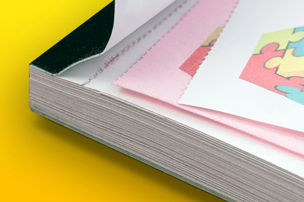 NCR Pads can be upgraded to NCR Books with a Perforation