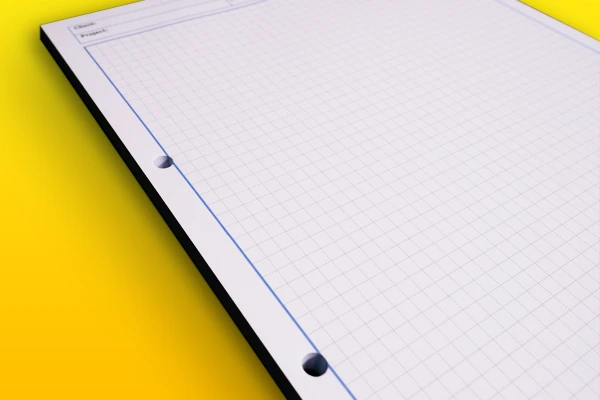Drill Holes in Notepads