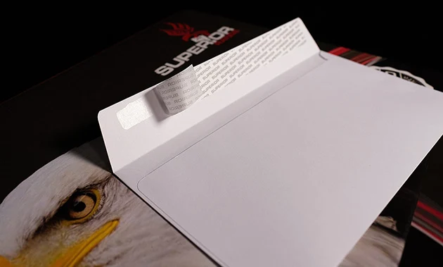 120gsm Peel & Seal Envelope with top, long-edge, Wallet Flap