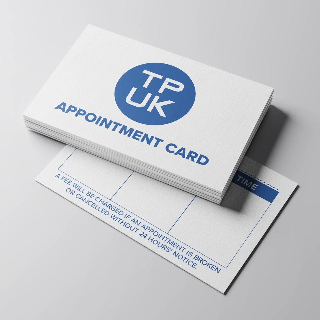 Custom Printed Appointment Cards from TradePrintingUK