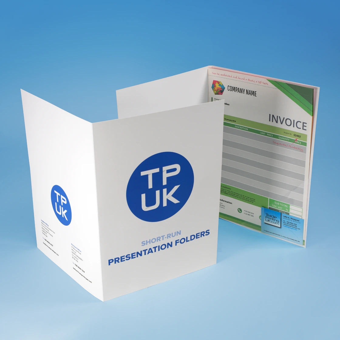 Custom Printed Short-Run Presentation Folders by TradePrintingUK pic 2