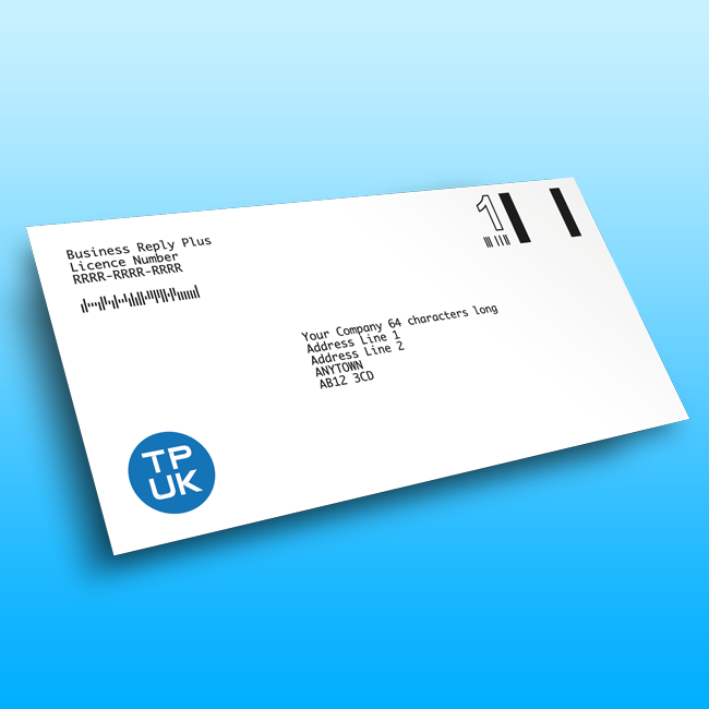 Custom Printed Full Colour Royal Mail Prepaid Business Reply Envelopes
