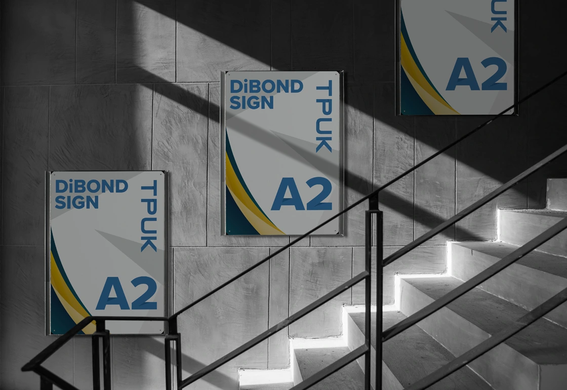 Custom Printed DiBond Signage A3, A2, A1 and A0 size