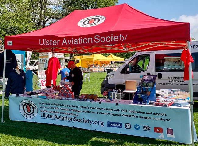 Custom Printed PVC Banner Printing for the Ulster Aviation Society
