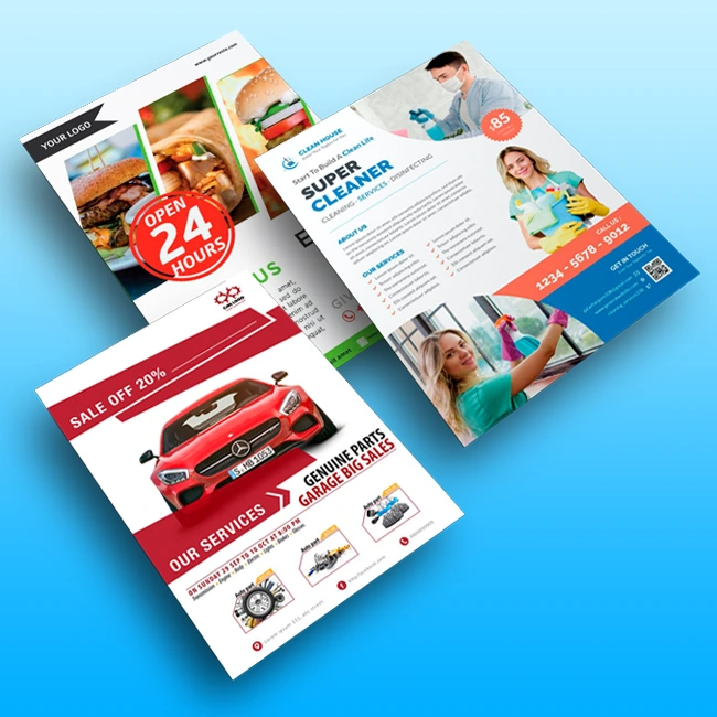 Custom Printed Flyers and Leaflets