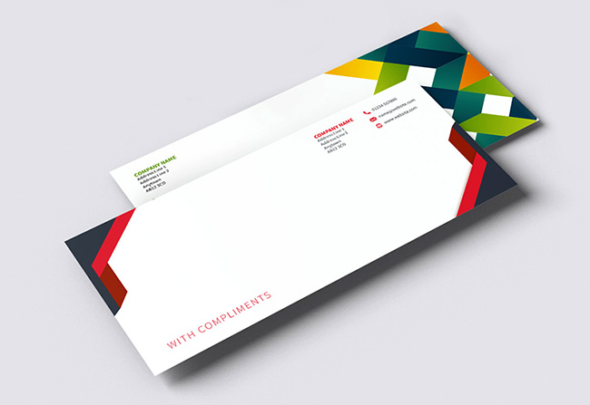 Compliment Slip printing on 120gsm smooth white bond paper by TradePrintingUK