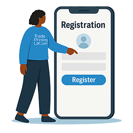 Register your Charity account on TradePrintingUK